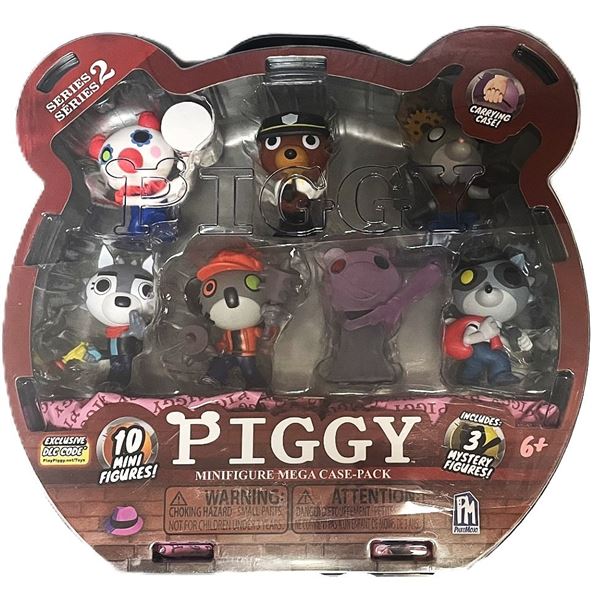 PhatMojo Roblox Piggy Series 2 Minifigure Mega Case with a carrying case