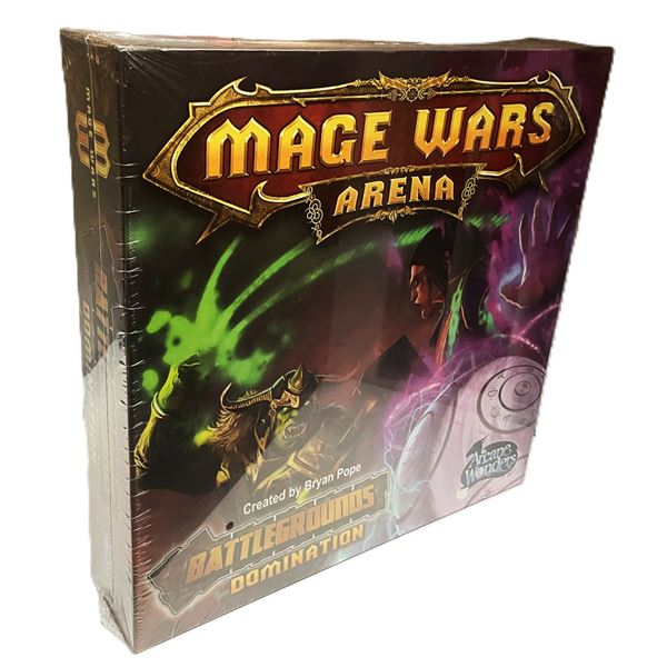 Mage Wars Arena: Battlegrounds Domination expansion set for the Mage Wars strategy board game