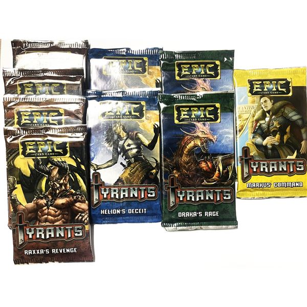 White Wizard Games Epic Card Game Tyrants expansion booster packs
