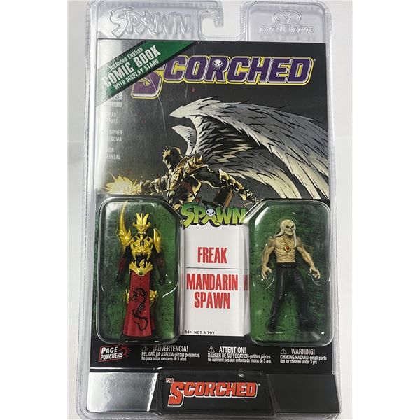 McFarlane Toys Page Punchers The Scorched Mandarin Spawn and Freak 3-inch action figure two-pack