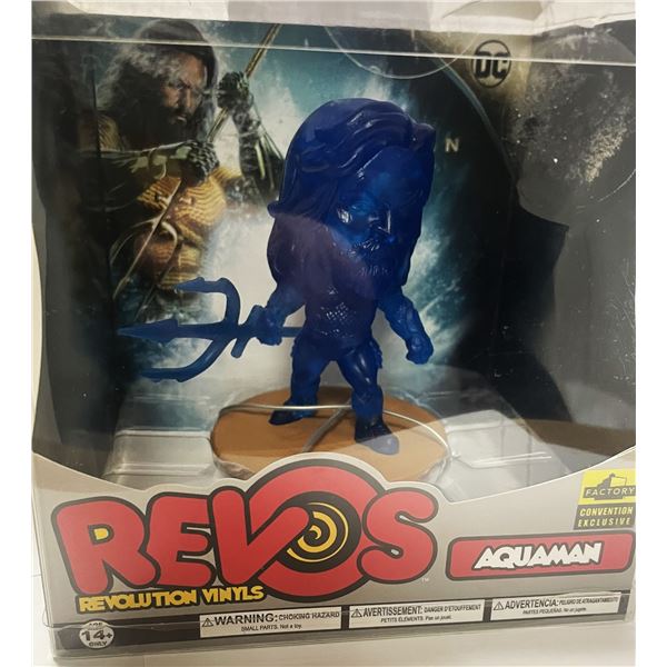 Aquaman Translucent Ocean Blue REVOS vinyl wobbling figure
