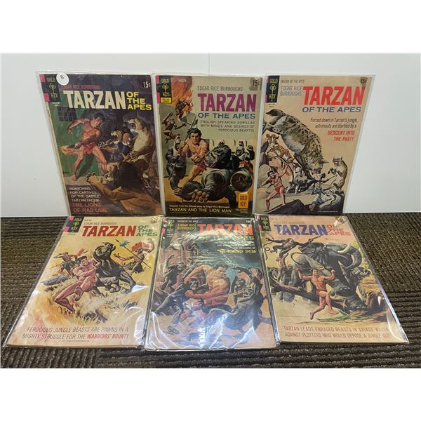 SIX Tarzan of the Apes comic books