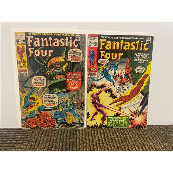 1970 Fantastic Four , Fantastic Four #105 , Fantastic Four #108