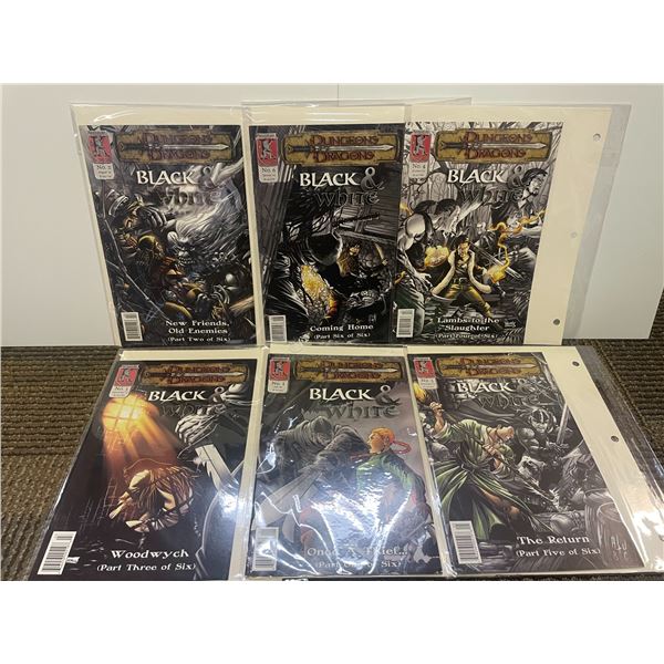SIX Dungeons and Dragons Comic Books