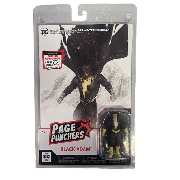 Black Adam: Endless Winter Special #1 comic book and 3 inch figure