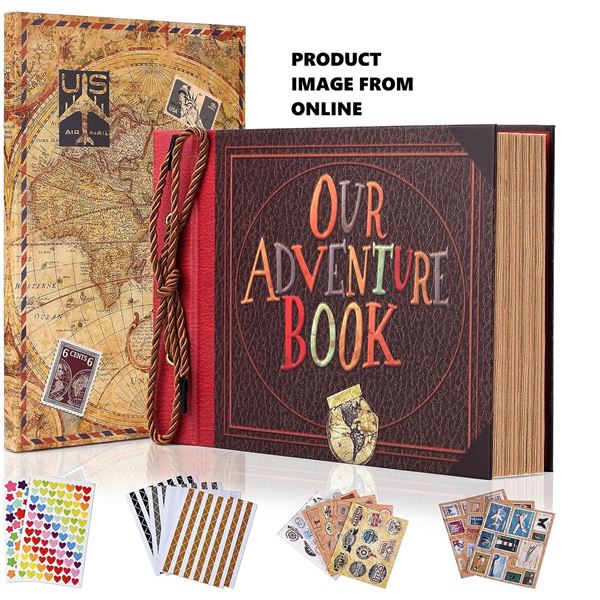 Adventure Book Diary Photo Scrapbook