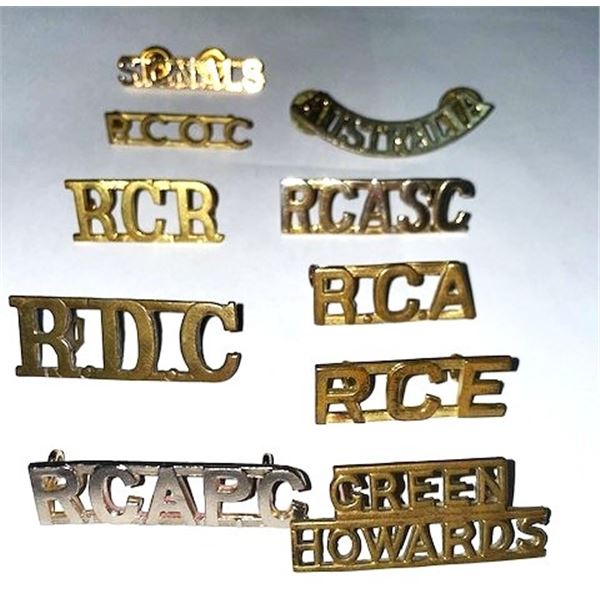 Collection of Shoulder Titles