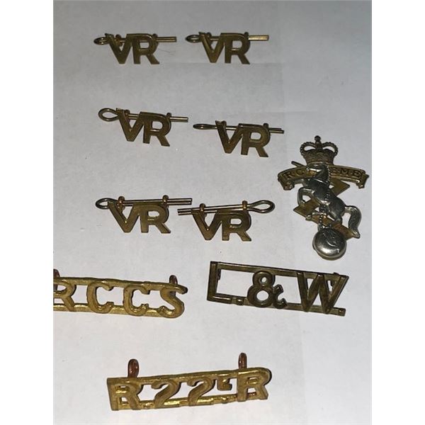 Collection of Shoulder Titles