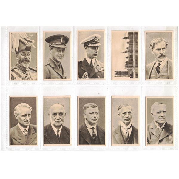 "Our Empire" by R & J Hill (c. 1929) Cigarette Cards