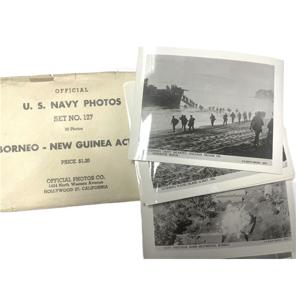 Official Naval Photos Borneo New Guinea Action