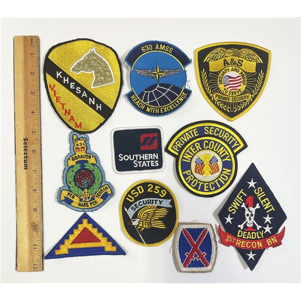Ten Badges / Patches