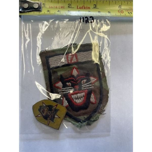 Vietnam War theater-made patch from the Army of the Republic of Vietnam (ARVN) Ranger forces
