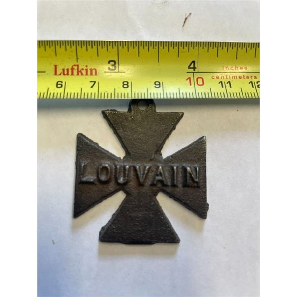 British anti-German propaganda medal from World War I designed to look like a German Iron Cross