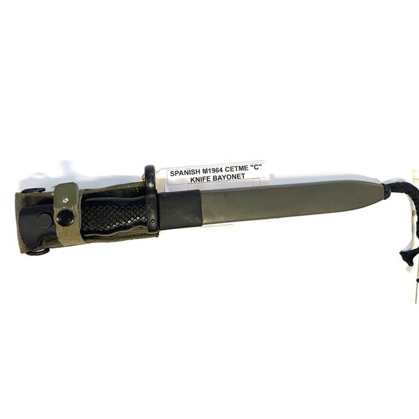 Spanish Model 1964 bayonet designed for CETME Model-C and FR-7/FR-8 training rifles