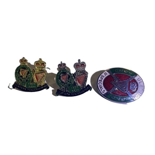 Royal Ulster Constabulary (RUC) Cap Badge, Lapel Badge,  Enamel Souvenir Badge