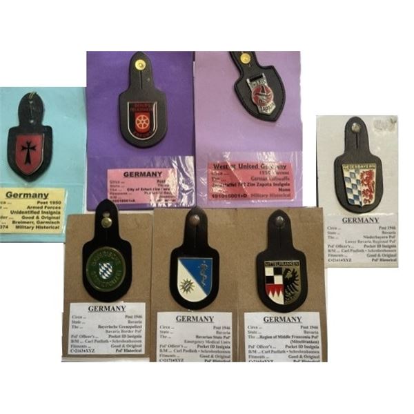 Bundeswehr pocket badges, also known as pocket hangers or fob tags