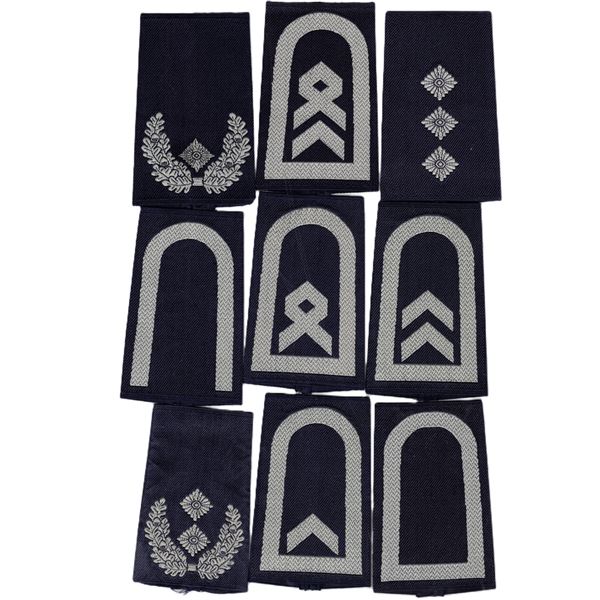 Nine Rank Insignia of the German Army 1957 - 1959