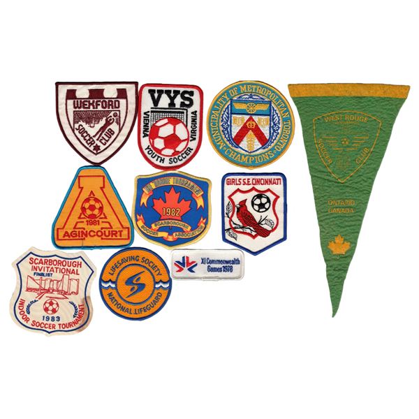 Ten Badges/Patches - Soccer