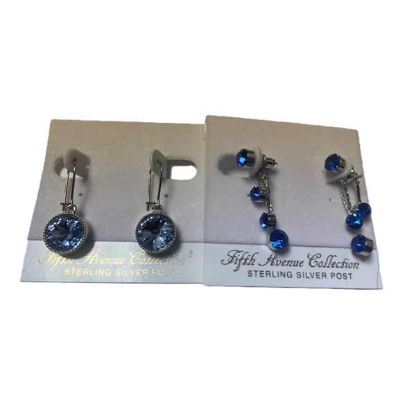 TWO Pairs of Earrings  Fifth Avenue