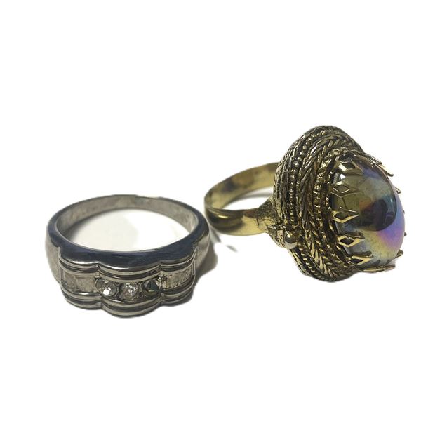Two Rings,  One Size 12.75  and One adjustable (the poison ring)