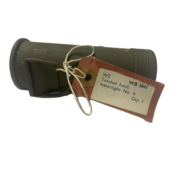 WWII-era Canadian military hand torch, model WB3841