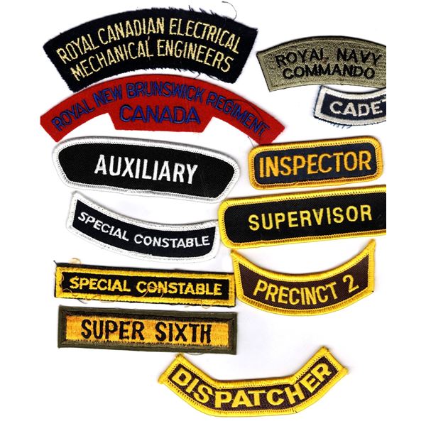 Twelve Badges / Patches