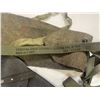 Image 2 : US Military M-1956 Sleeping Bag Carrying Strap Assembly,  Cloth belt and leather holster