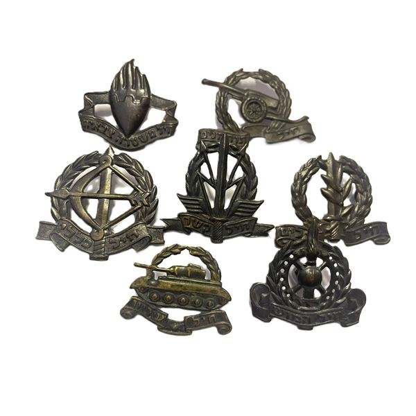 SEVEN Israel Cap Badges