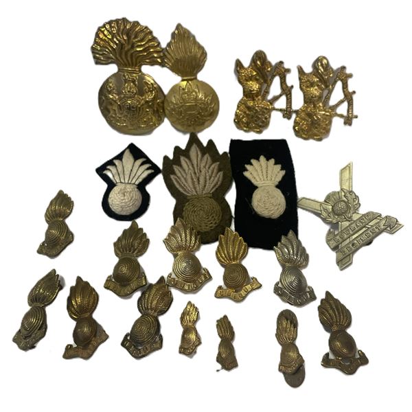 Royal Regiment of Canadian Artillery collar badges
