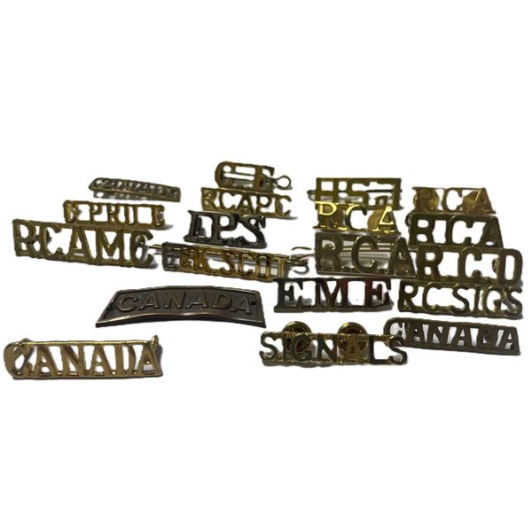 Shoulder Titles