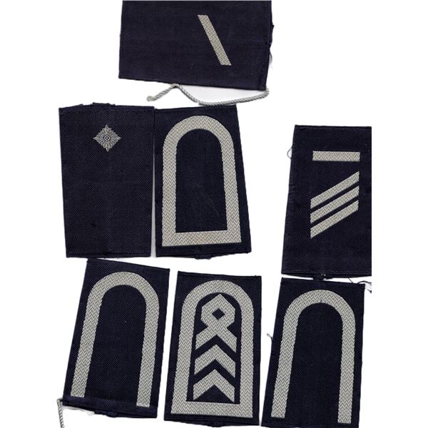 German Air Force (Luftwaffe) rank insignia used by the Bundeswehr