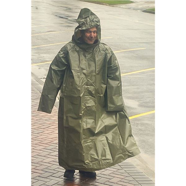 Canadian Army Issued Rain coat, mittens and tarp