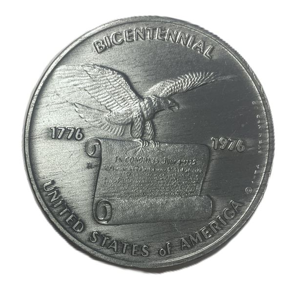 United States Bicentennial commemorative medal , 51 mm in diameter