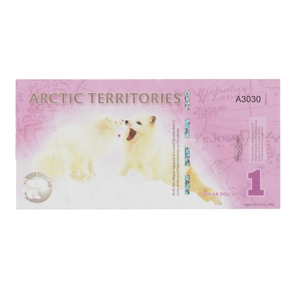 2012 "Arctic Territories" 1 Polar Dollar
