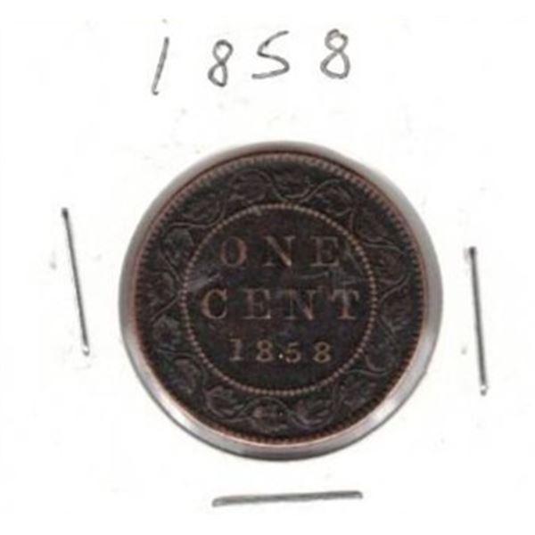 1858 Canada Large One Cent
