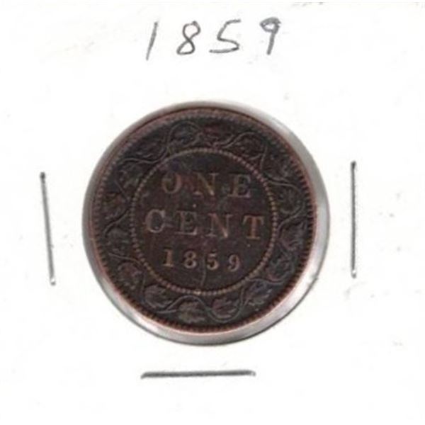 1859 Canada Large One Cent