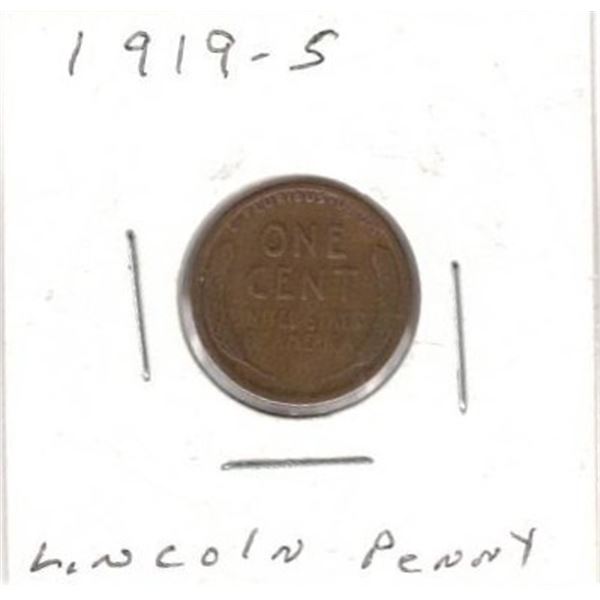 1919 S Lincoln Penny