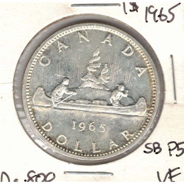 1965 Canada Silver Dollar