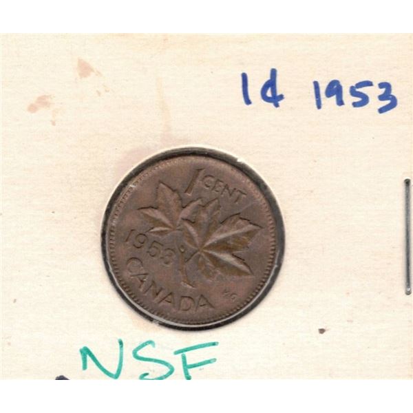 1953 Canada One cent