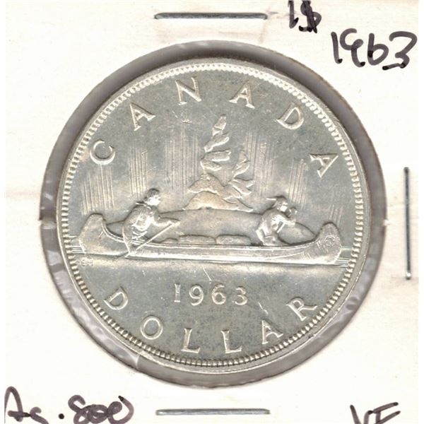 1963 Canada Silver Dollar