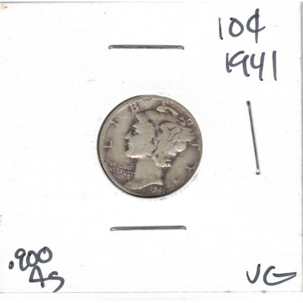 1941 USA Dime