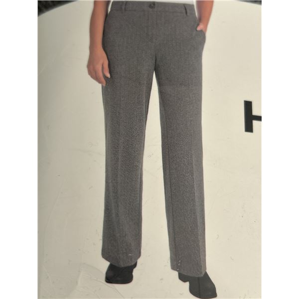 Hilary Radley Grey Straight Leg Pants Size 6