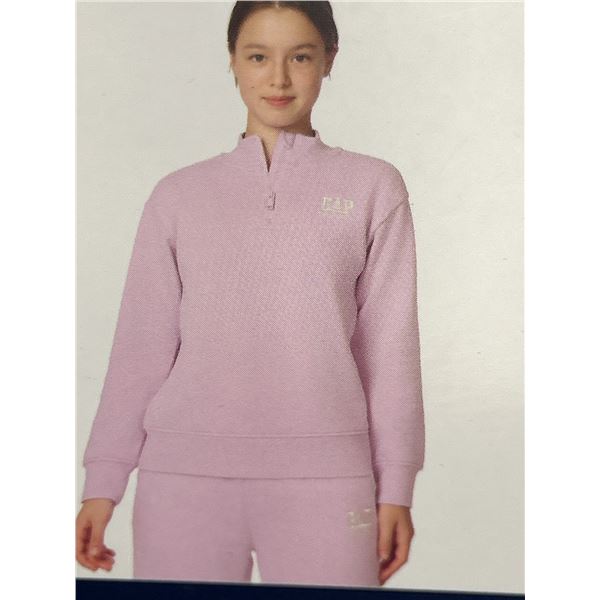 GAP Kids Lilac 1/4 Zip Pullover XS 4/5