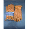 Image 2 : BLACK BBM14117ME Taupe Leather Gloves