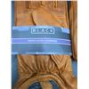 Image 3 : BLACK BBM14117ME Taupe Leather Gloves