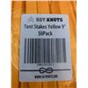 Image 3 : SGT KNOTS Tent Stakes Yellow 9" 50 Pack