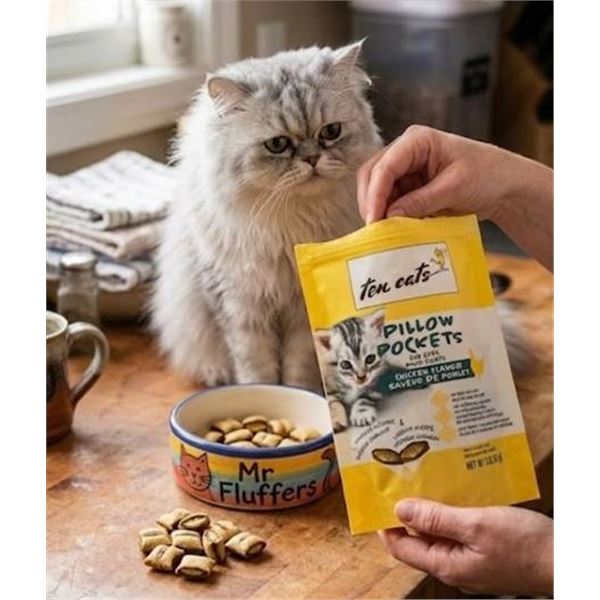 Ten Cats Pillow Pockets Cat Treats 6x85g