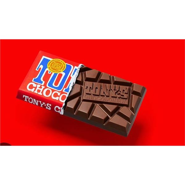 Lot of 5 Tony's Chocolonely Milk Chocolate x 180g