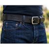 Image 1 : Roots Black Leather Belt Size XL 40-42