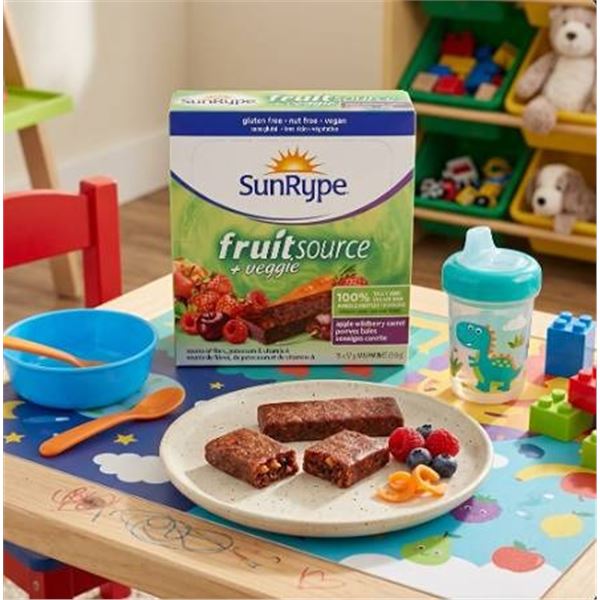 SunRype FruitSource + Veggie Bars 15-Pack